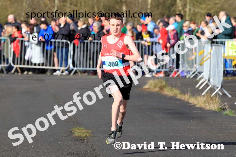 Boys and Girls Under-13s 2023 Elswick Harriers Road Relays, Albamarle Barrack Airfield, Ouston, Northumberland. Photo: David T. Hewitson/Sports for All Pics